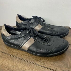 Mephisto Urban Black Leather Sneaker